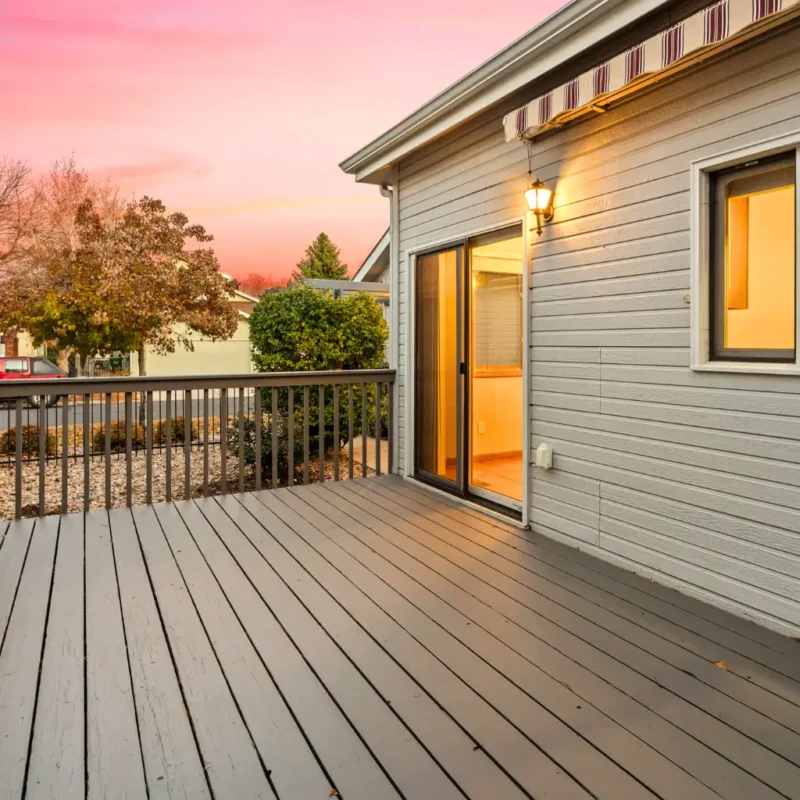 Vinyl decking and siding installation in Owen Sound