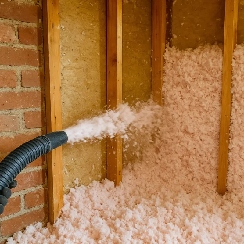 Blown-In Wall Insulation in Kitchener