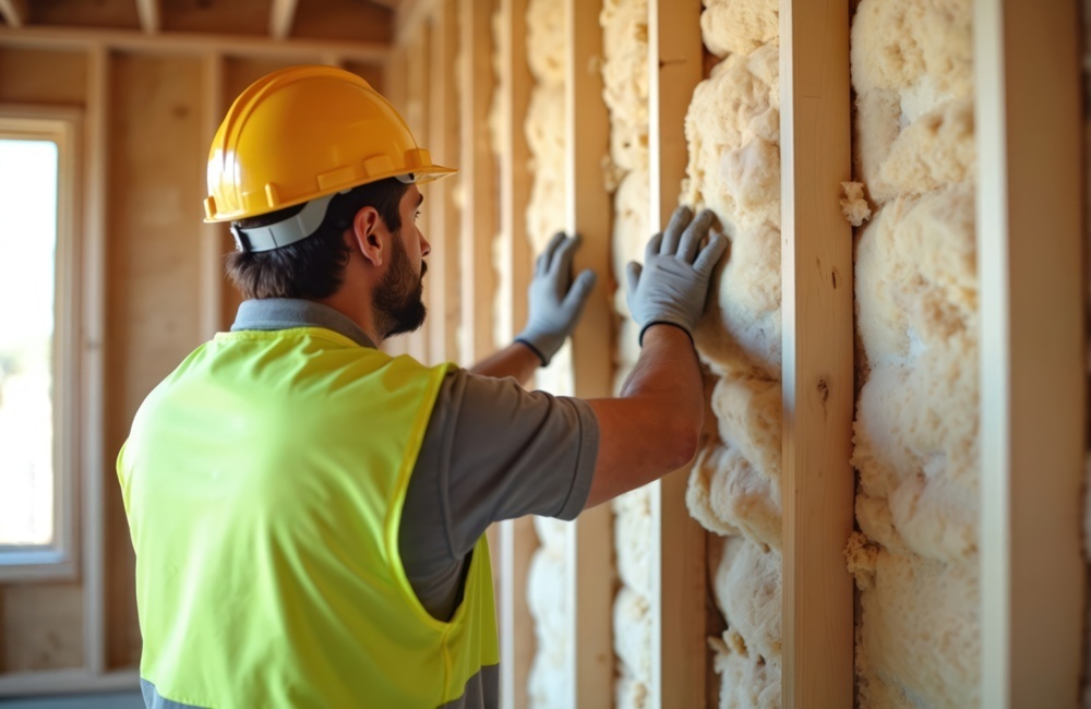 Foam insulation installation Professional foam insulation installation in a Kitchener home.