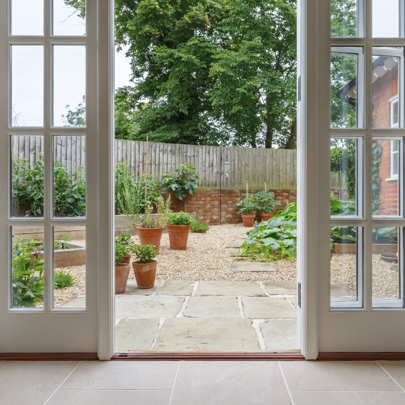French door installation